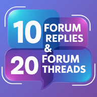 10 Forum Replies and 20 Forum Threads